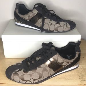 Dark brown coach shoe!!